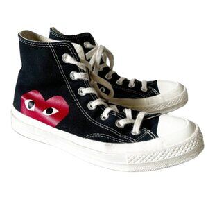 Comme de Garcons x Converse Lace Up Chuck Taylor Canvas High Top Sneaker Mens 11